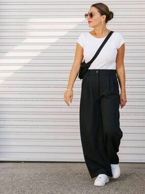 SMASH & TESS - Harper, High Waist, Wide-Leg Pant. 2XL